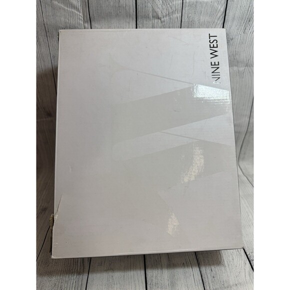 NINE WEST Gray Faux Suede Fur Trim Hiking Boots Sz 8 NWB - Picture 12 of 13